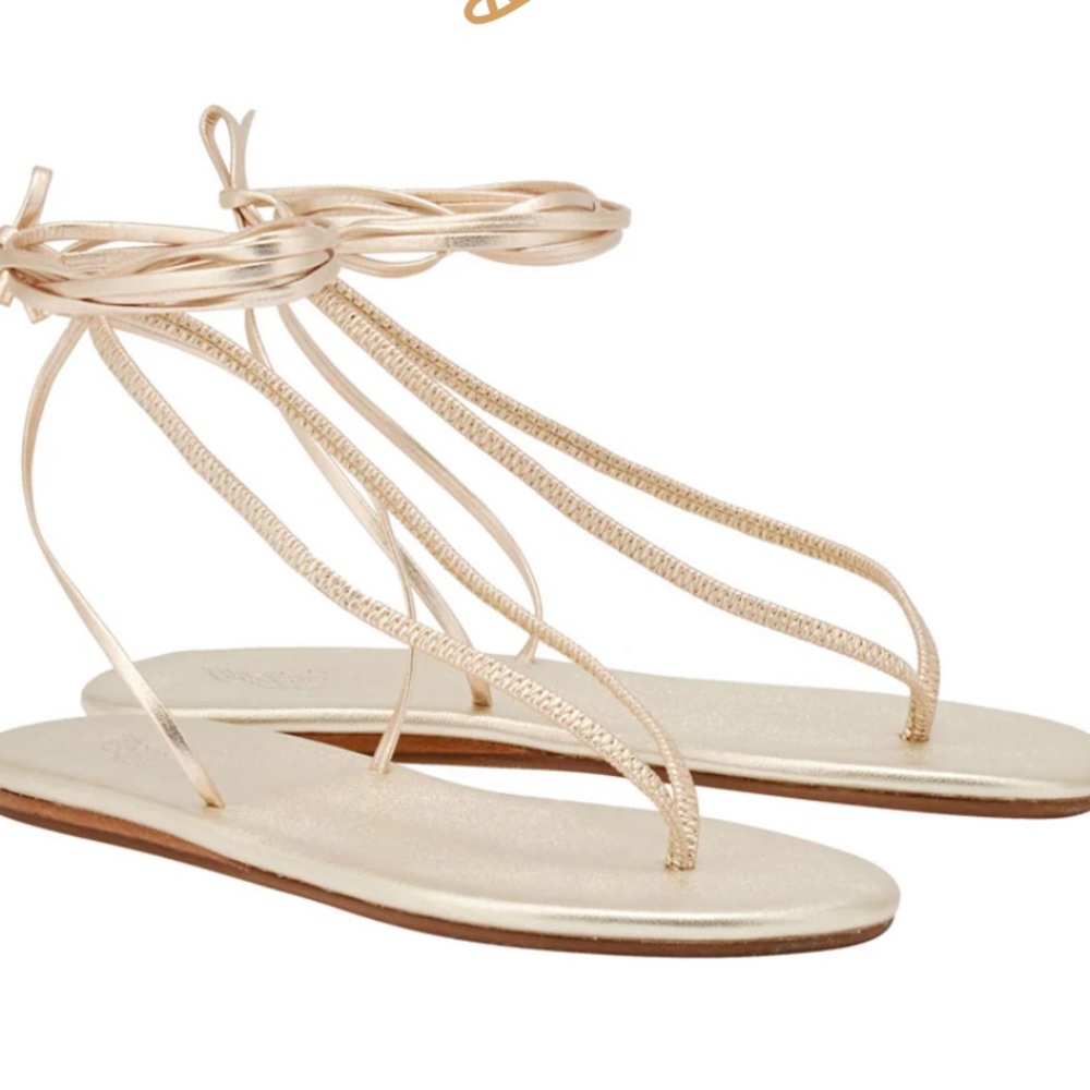 Sfendoni Ancient Greek Sandals Gold Wrap - Great Condition